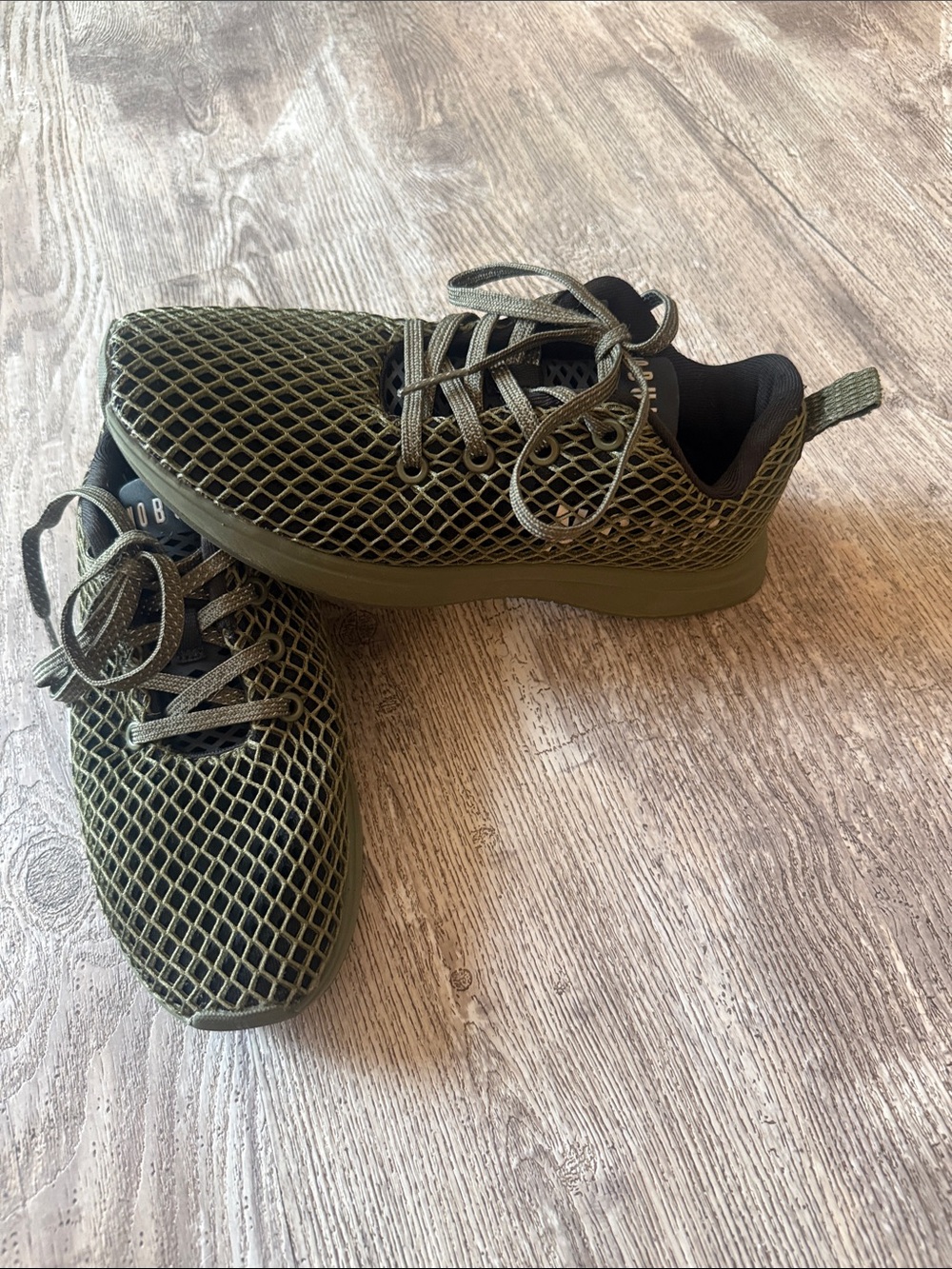 NOBULL Olive Green Mesh Training Sneakers - Picture 3 of 8